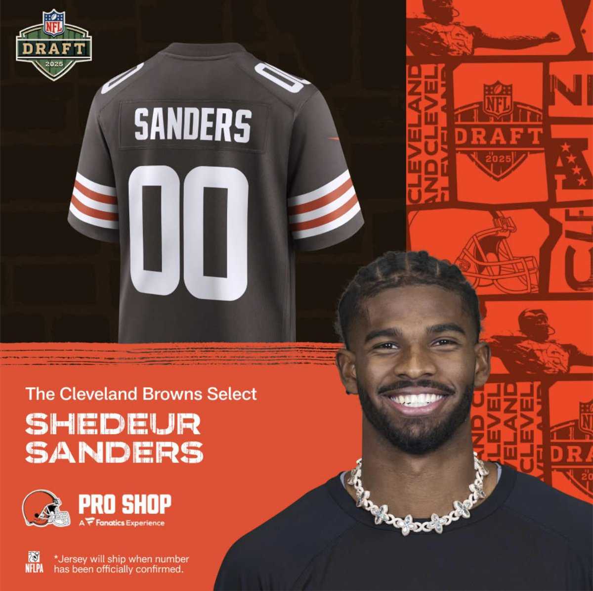 Pumpkinhead ๐ (@pumpkinnation) on Twitter photo Preorder your official <a href="/ShedeurSanders/">Shedeur Sanders</a> <a href="/Browns/">Cleveland Browns</a> jersey now! #Browns #legendary
Link ๐๐ป
cle.sjv.io/092ZGR Preorder your official <a href="/ShedeurSanders/">Shedeur Sanders</a> <a href="/Browns/">Cleveland Browns</a> jersey now! #Browns #legendary
Link ๐๐ป
cle.sjv.io/092ZGR
