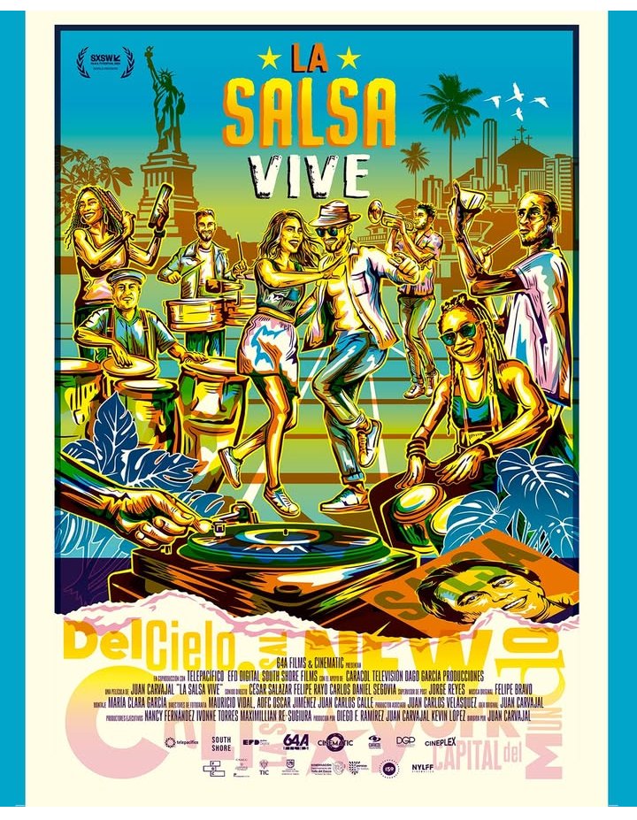 La salsa vive! Película documental que se estrena este 30 de Abril en la ciudad de New York y el 28 de mayo en Colombia. 
Como quisiera estar en Colombia para esa fecha o que pronto pudiéramos verla en Venezuela.