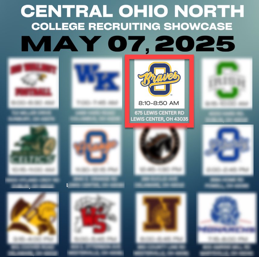 Luke Chilicki (@lukechilicki) on Twitter photo Olentangy High School 🏈 Showcase!
I’ll be throwing at 8:10am.
Junior Highlights👇🏼
hudl.com/v/2Qjv9H
<a href="/OHSBravesFB/">Olentangy Braves FB</a> <a href="/CoachBart11/">Wade Bartholomew</a> <a href="/GregFrey15/">Greg Frey</a> Olentangy High School 🏈 Showcase!
I’ll be throwing at 8:10am.
Junior Highlights👇🏼
hudl.com/v/2Qjv9H
<a href="/OHSBravesFB/">Olentangy Braves FB</a> <a href="/CoachBart11/">Wade Bartholomew</a> <a href="/GregFrey15/">Greg Frey</a>