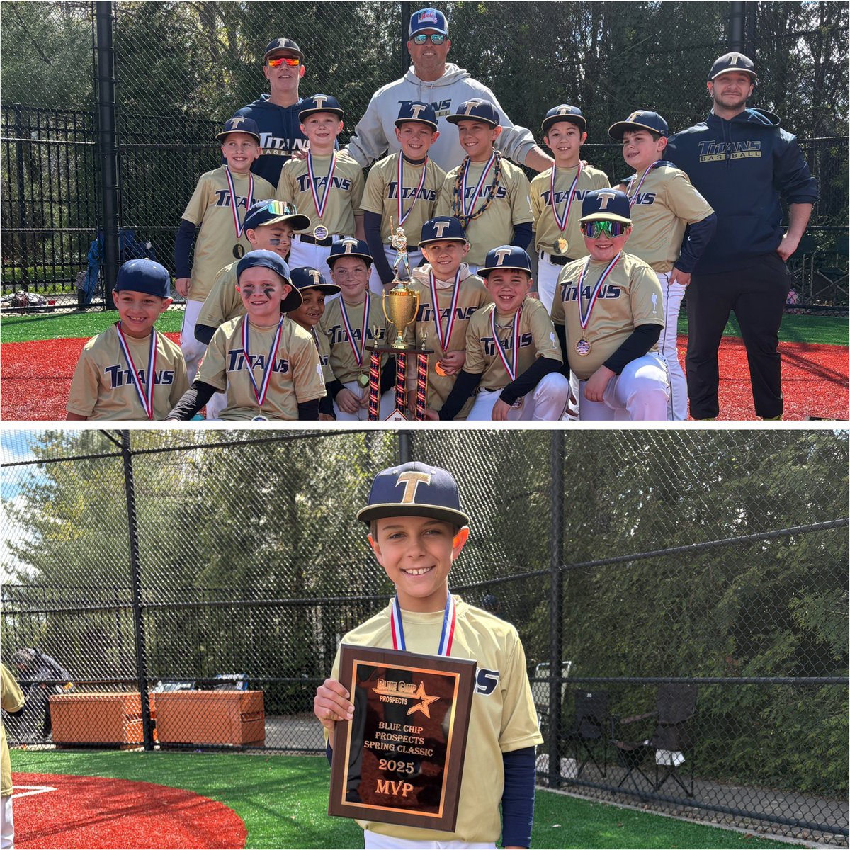 Congratulations to the following teams on winning the Blue Chip Prospects Spring Classic! 

12u - Blue Collar Bluedogs
MVP - Riley Hohlman 

11u - MVP Mangione
MVP - Kayden Drake

9u - Titans Warshaw 
MVP - Ryder Hayes