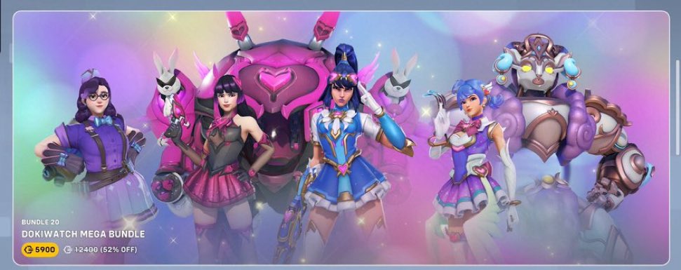 Yerrrr New season, new #giveaway for y’all 
The #Dokiwatch Mega Bundle💜💜💜#Overwatch2

To enter: 1️⃣follow <a href="/Aujaylus/">Aj</a> &amp;  @laerhsa
2️⃣Like &amp; repost 

Extra entry if you follow on twitch 
twitch.tv/aujaylus &amp; twitch.tv/laerhsa 

ENDS MAY 2ND  💙💚🤎