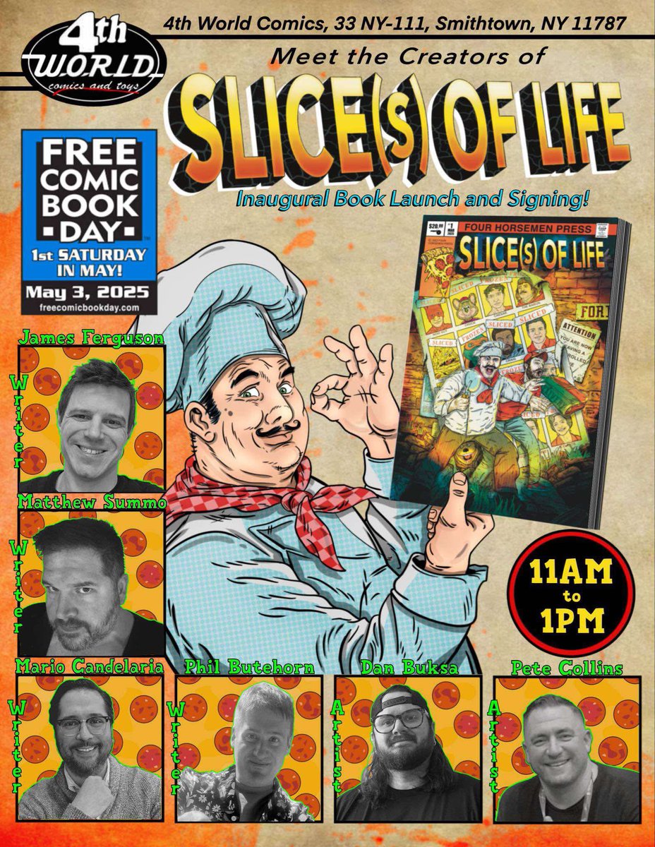 See you on Saturday at <a href="/4thWorldComics/">4th World Comics & Toys</a>!