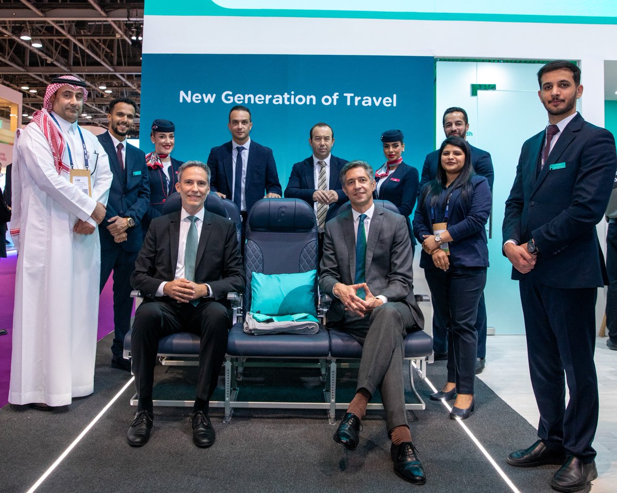 flynas signe un protocole d’accord avec Safran Seats pour équiper ses 60 prochains A320neo de sièges de dernière génération.

Pour en savoir plus 👉 ow.ly/fOJP50VJ3Ej

#SafranSeats #flynas #A320neo #ATM2025 #aviation #partenariat #expériencepassager