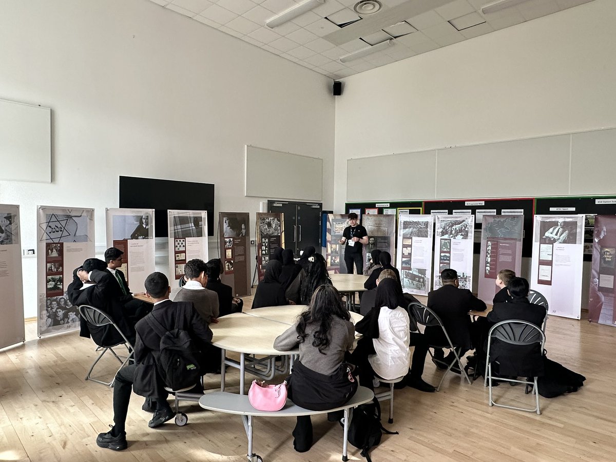 The start of a very special week for OADV Secondary as we host the <a href="/AnneFrankTrust/">Anne Frank Trust</a> History of Today exhibition this week. Day one of training has been terrific for students in our cohort this year - tours begin tomorrow and we have a few special guests coming along too