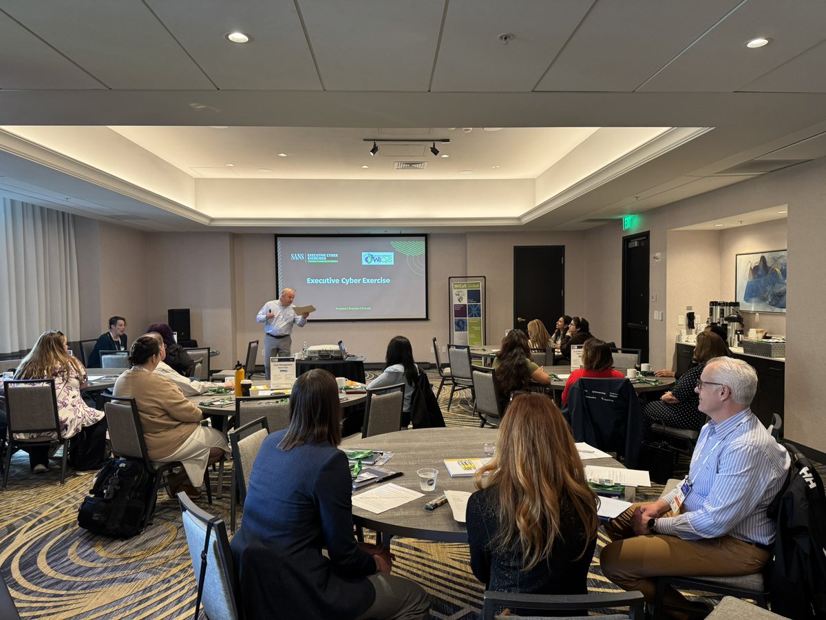 Lynn Dohm | WiCyS ♥️ (@lynn_dohm) on Twitter photo What a fabulous kick off the <a href="/RSAConference/">RSAConference</a>… having the <a href="/SANSInstitute/">SANS Institute</a> do their Executive Cybersecurity Exercise! ✨ What a fabulous kick off the <a href="/RSAConference/">RSAConference</a>… having the <a href="/SANSInstitute/">SANS Institute</a> do their Executive Cybersecurity Exercise! ✨