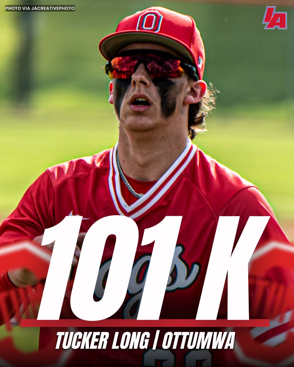 ⛽️ 1⃣0⃣0⃣➕ STRIKEOUT CLUB RETURNER ⛽️

Tucker Long - <a href="/OHS_Bulldogs/">Ottumwa High School Activities</a>  🔴

#IAbaseball X #iahsbsb