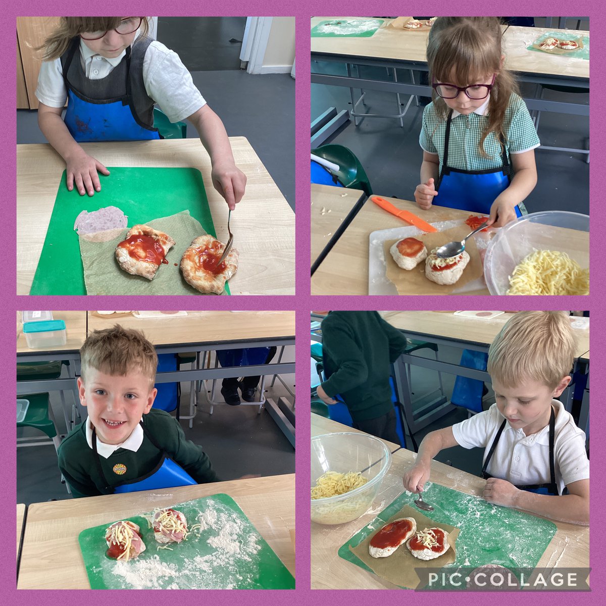 BaderPrimary's tweet photo. Cooking club enjoyed their first session this term and are looking forward to tasting their pizzas at home. #BaderDT #RRSarticle31 https://t.co/jfaGVbD8te