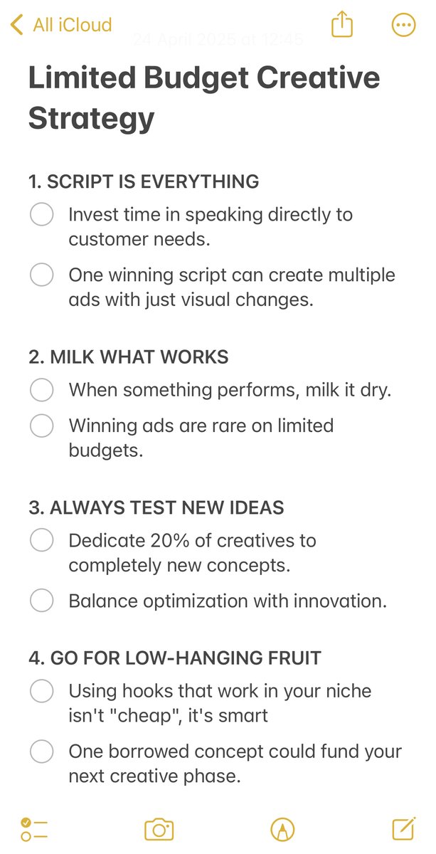 DTC brands are racing to the bottom with their ads.

With the economy crushing ROAS and Q2 budgets tight, you need every ad to convert, not just exist.

Here's how to win when you can only make 1-3 ads weekly: