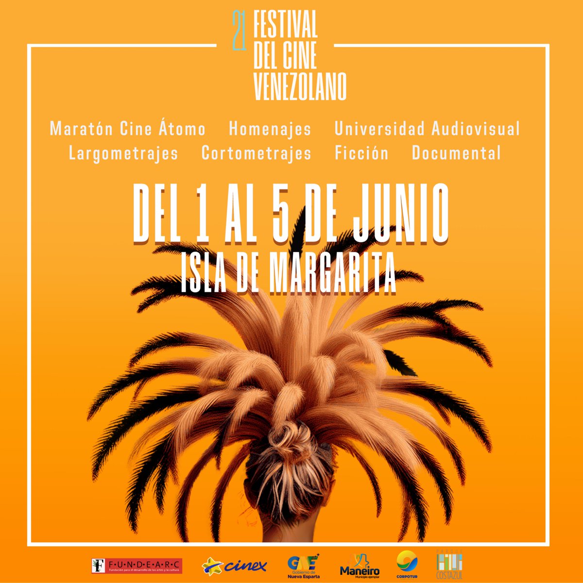 ¡Celebra con nosotros la fiesta del #CINEVENEZOLANO más grande del país!

🗓️Del 1 al 5 de junio.

🌴Isla de Margarita.

💻Visita nuestra página web:

🔗festivaldelcinevenezolano.com