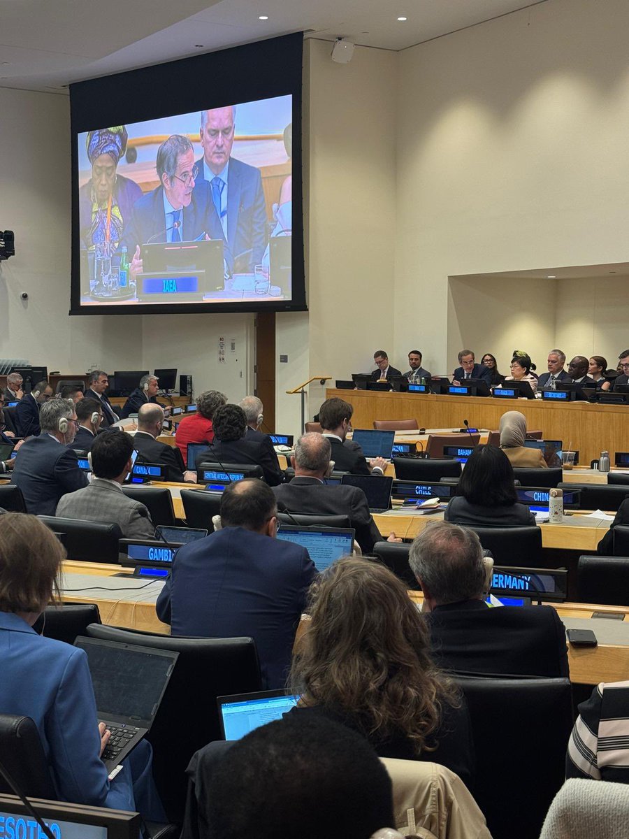 Rafael Mariano Grossi (@rafaelmgrossi) on Twitter photo Congratulations Ambassador <a href="/HaroldAgyeman/">Harold Adlai Agyeman</a> on your appointment as Chair of the Preparatory Committee for the 2026 NPT Review Conference. We look forward to supporting the important work ahead. Congratulations Ambassador <a href="/HaroldAgyeman/">Harold Adlai Agyeman</a> on your appointment as Chair of the Preparatory Committee for the 2026 NPT Review Conference. We look forward to supporting the important work ahead.