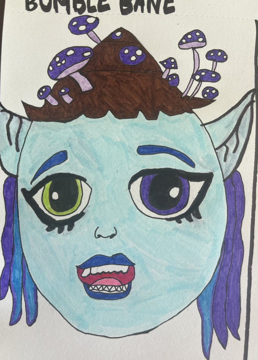 I made this beautiful drawing for <a href="/Bumble_Bane/">Bumble Bane | Fairy Goblin Vtuber (Pre-debut)</a> I hope you guys like it.