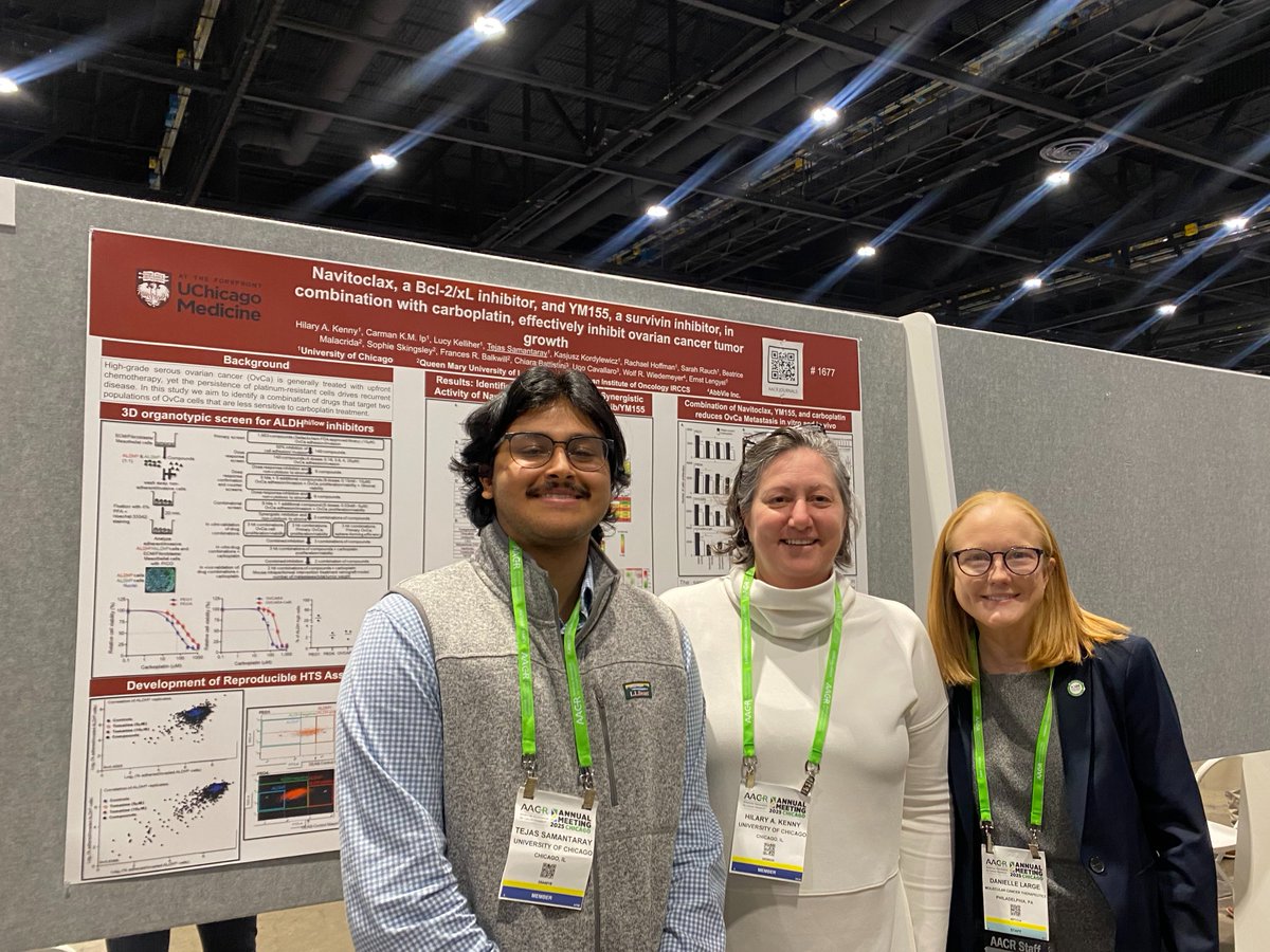 Molecular Cancer Therapeutics (@mct_aacr) on Twitter photo Pictured here are corresponding author Hilary A. Kenny, coauthor Tejas Samantaray, and our Assistant Editor <a href="/DanielleLarge2/">Danielle Large, PhD</a>. Congratulations to the authors. <a href="/uchicago_obgyn/">UChicago Obstetrics and Gynecology Department</a> Pictured here are corresponding author Hilary A. Kenny, coauthor Tejas Samantaray, and our Assistant Editor <a href="/DanielleLarge2/">Danielle Large, PhD</a>. Congratulations to the authors. <a href="/uchicago_obgyn/">UChicago Obstetrics and Gynecology Department</a>