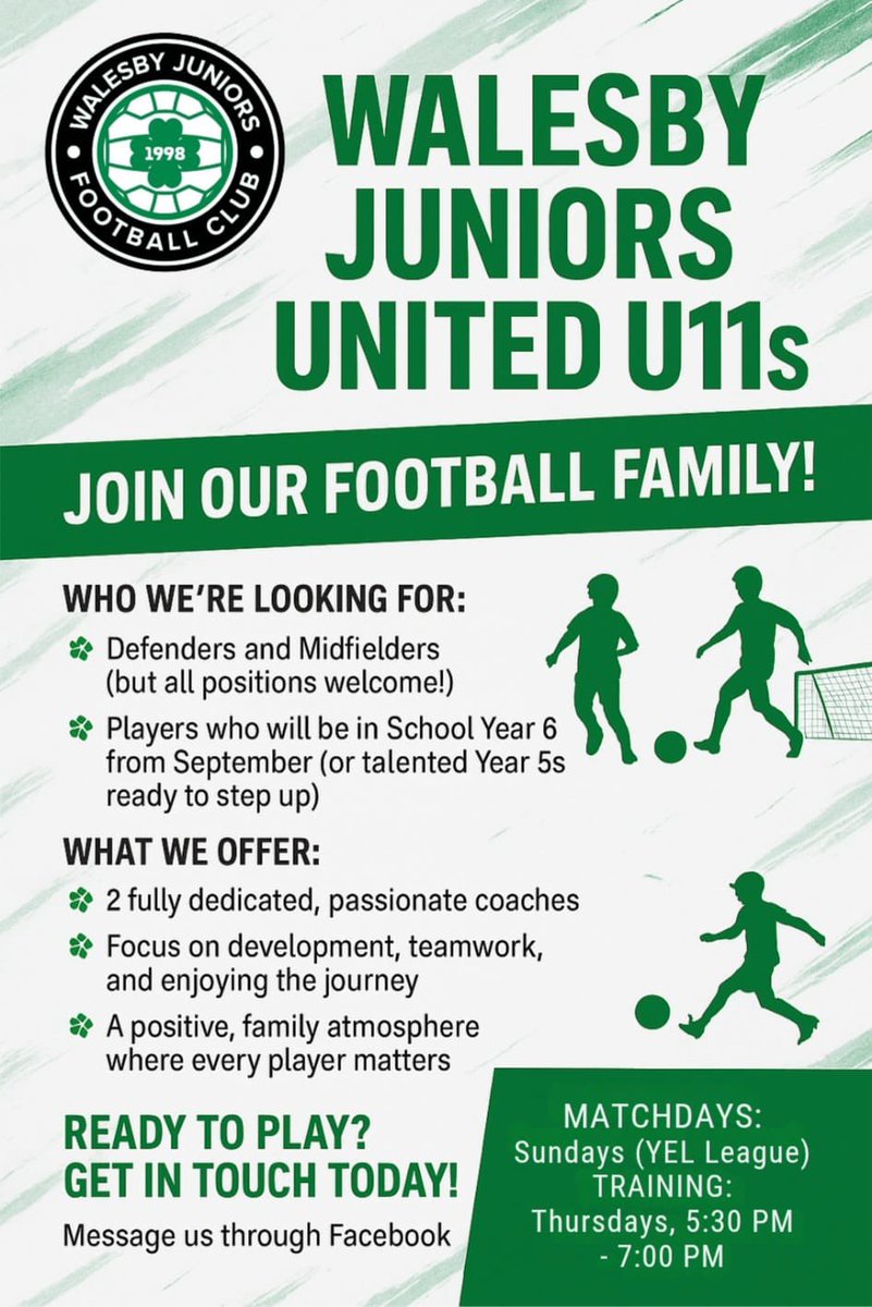 Walesby Juniors FC (@fcwalesby) on Twitter photo 