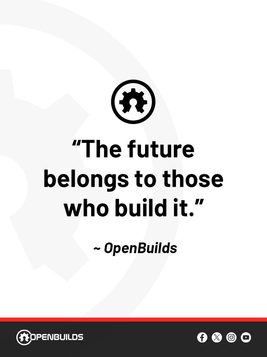 OpenBuilds's tweet image. This is your sign to start Building. 🔧✨

Innovation starts with you—and we’ve got everything you need to make it happen.

🔗 Get Started: bit.ly/4f2jbng

#OpenBuilds #DreamBuildShare #BuildTheFuture #Innovation #BuildWithPurpose #DIY