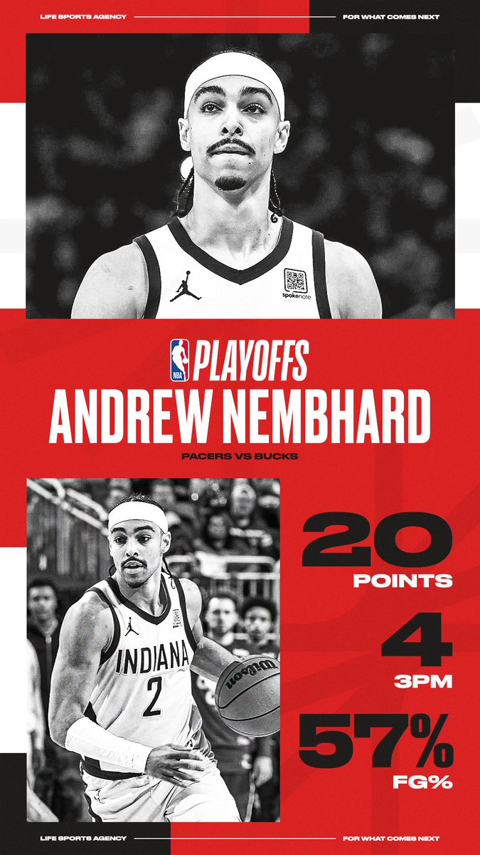 Game 4 <a href="/AndrewNembhard/">Andrew Nembhard</a> ⚡️ 

#ForWhatComesNext