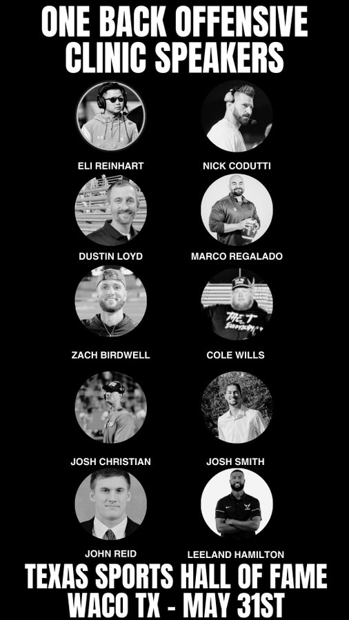 One Back Football (@onebackoff) on Twitter photo Shoutout to the following coaches for registering for the 2025 One Back Offensive Clinic!
<a href="/CoachLuciusHow/">Lucius Howington</a> <a href="/CoachBoothMatt/">Matthew Booth</a> <a href="/coachminkh/">COACH MINCH</a> <a href="/CoachJRBell/">Josh Bell</a> <a href="/CoachVelasquez1/">Coach Velasquez, M.S.Ed</a>
Join them by registering, 5 more days for our one week sale. $10 for an individual and $45 for a staff. Shoutout to the following coaches for registering for the 2025 One Back Offensive Clinic!
<a href="/CoachLuciusHow/">Lucius Howington</a> <a href="/CoachBoothMatt/">Matthew Booth</a> <a href="/coachminkh/">COACH MINCH</a> <a href="/CoachJRBell/">Josh Bell</a> <a href="/CoachVelasquez1/">Coach Velasquez, M.S.Ed</a>
Join them by registering, 5 more days for our one week sale. $10 for an individual and $45 for a staff.