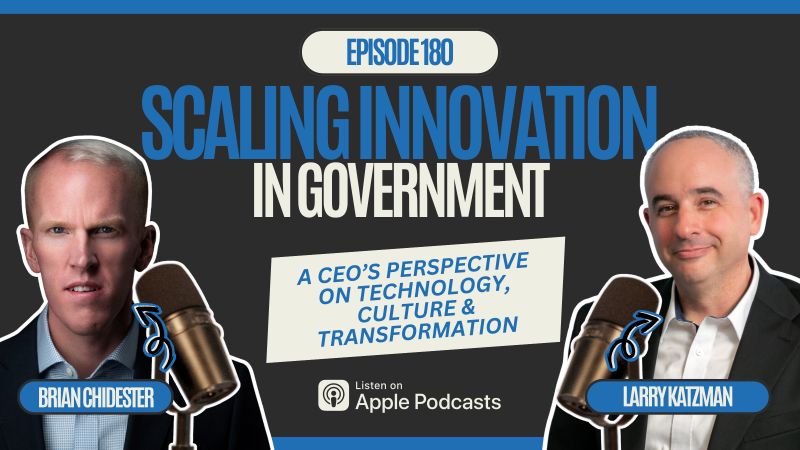 aisteam's tweet photo. The #GovernmentHuddle Podcast™ featured Larry Katzman, CEO of #AIS on what it takes to lead through disruption, scale innovation, and drive transformation across both federal and commercial sectors. Available wherever you listen to podcasts: https://t.co/9ae09hrlnF https://t.co/4lYGQXBVb3