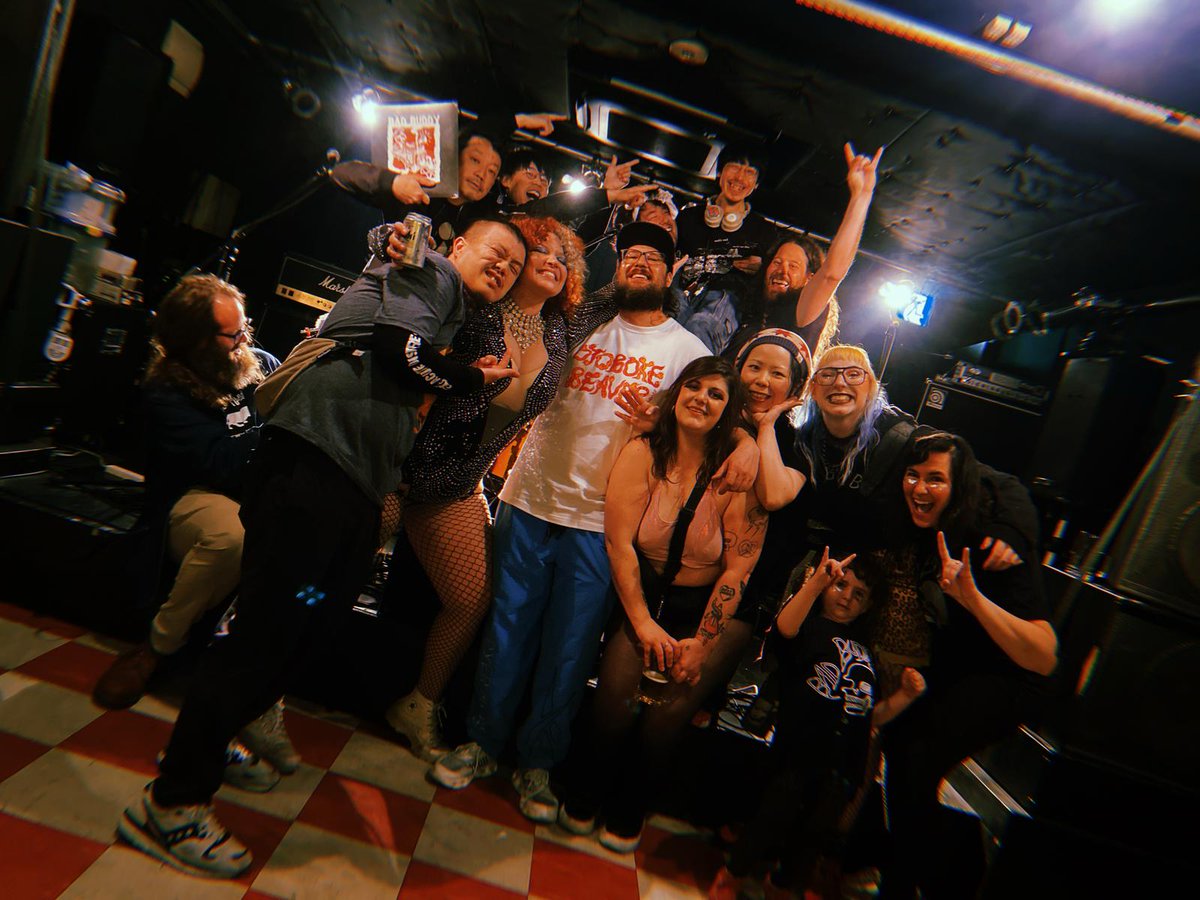 We made a playlist featuring artists &amp; bands we shared the stage with while on tour in Japan!! ❤️🇯🇵 
Check it out! 
We tried to find everyone we could on Spotify ✨ 
📸  From Crowbar, Tokushima 
open.spotify.com/playlist/0o5VV…