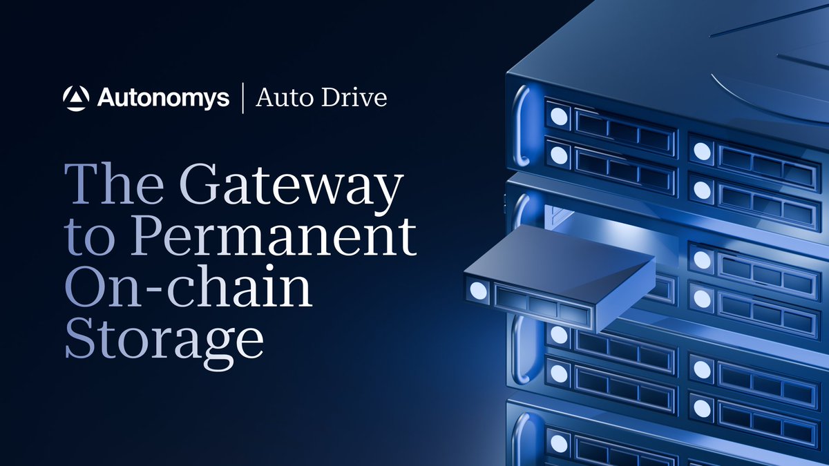 1/ 📦 What is Auto Drive?

Auto Drive is a decentralized content-addressed storage solution built on the Autonomys Network that provides access to affordable, verifiable, truly permanent on-chain storage by serving as a gateway to the Autonomys Network's blockspace. Auto Drive is