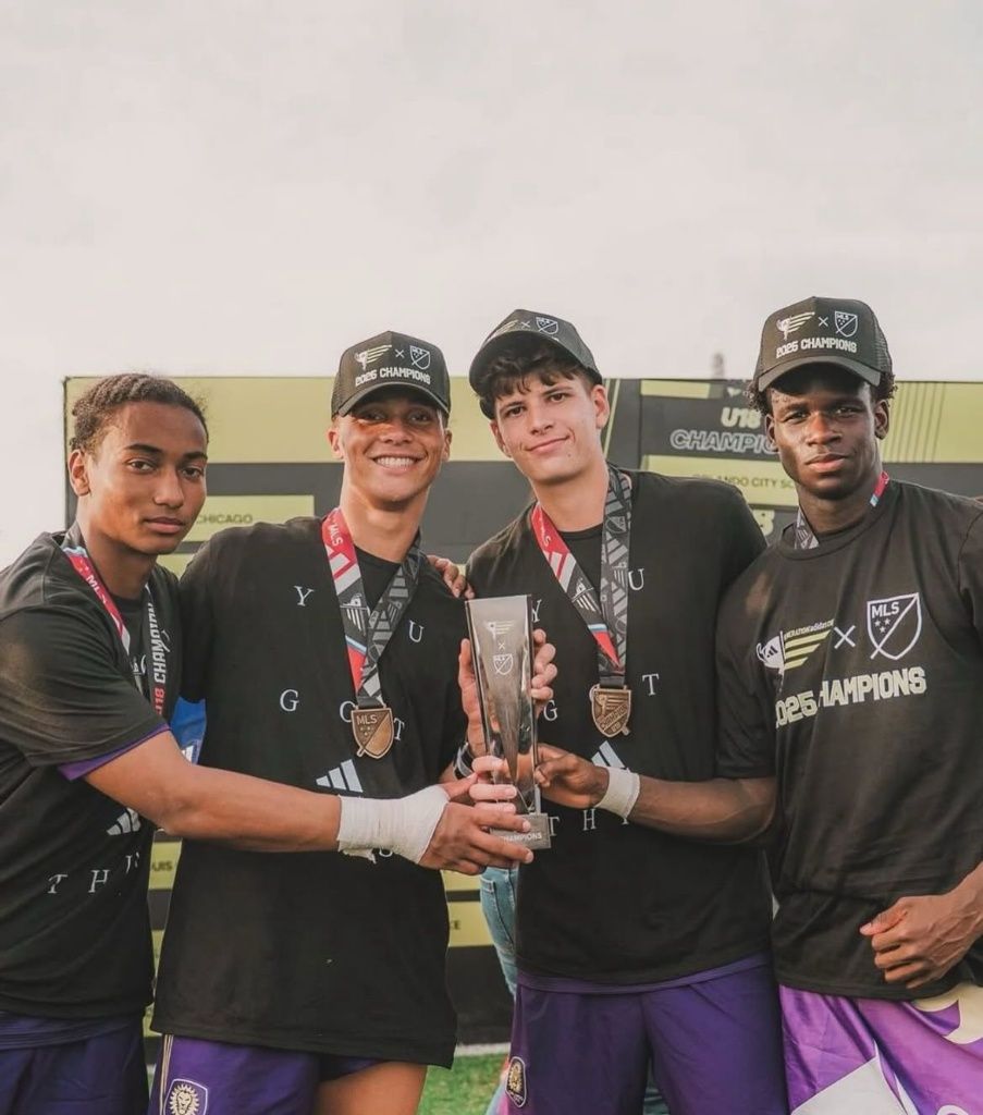 A big congratulations to Mateo Frady for winning GA CUP with Orlando City‼️Mateo along with Keaton Pray, Alexander Wynn, and Zach Olah were selected to play and have this opportunity to represent IMG Academy at the GA Cup🌟🙌