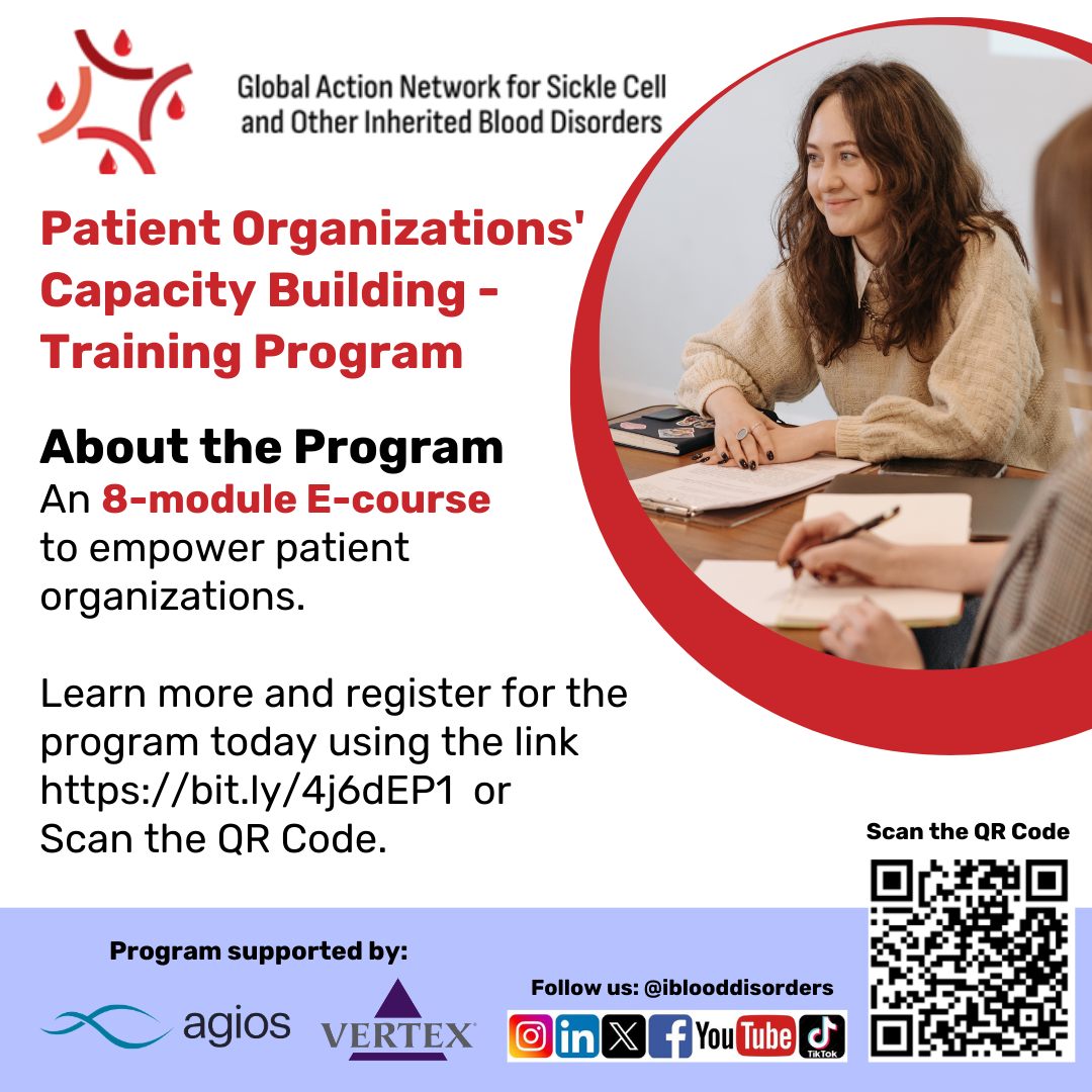 Grow your skills with GANSID’s FREE online training!
8 modules covering Advocacy, Leadership, and Project Management — accessible anytime on EdApp. 📚🏆
✅ Mobile-friendly
✅ Self-paced
✅ Certificate awarded

Start learning today! 👉 inheritedblooddisorders.world/online-training