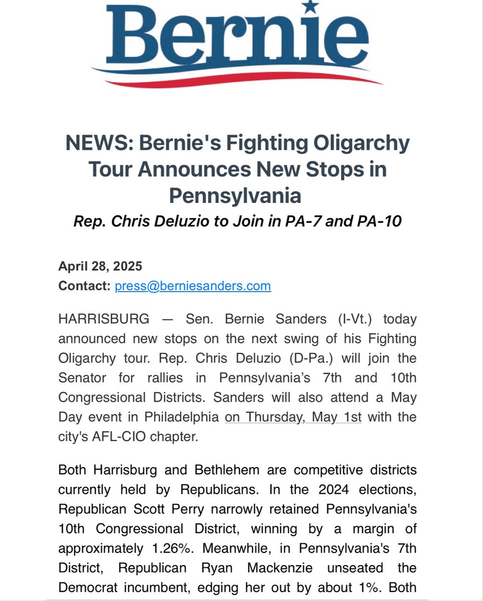 anna_bahr's tweet image. .@BernieSanders is heading to the big PA this weekend and it’s going to be a good time.