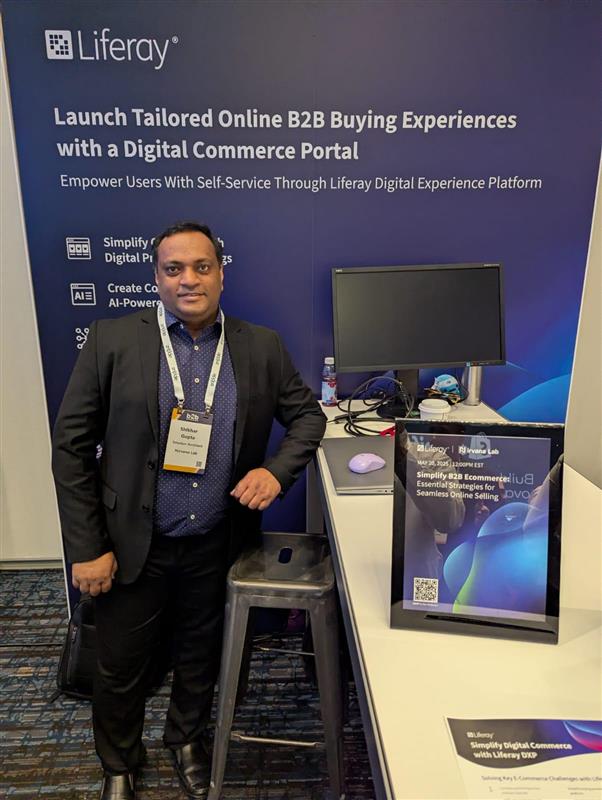 Nirvana_Lab's tweet image. Day 1 at #B2BOnline Chicago is LIVE! 

Our founder Shikhar Gupta is diving into &quot;The Future of B2B: Bridging Digital Innovation &amp;amp; Preparing for the Next Gen of Buyers.&quot; 
Excited to soak in insights and share key takeaways. Stay tuned! 
Here too? Let’s connect! 👋 
#LiferayPartner
