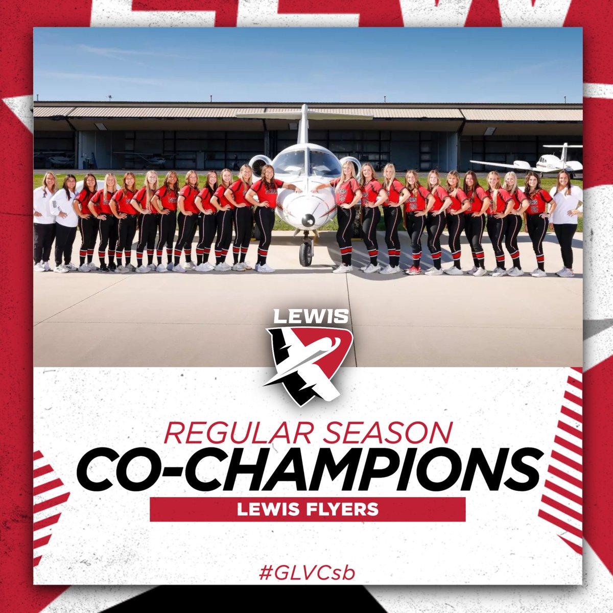 🥎 𝐶𝑂-𝑅𝐸𝐺𝑈𝐿𝐴𝑅 𝑆𝐸𝐴𝑆𝑂𝑁 𝐶𝐻𝐴𝑀𝑃𝑆

Lewis nabbed a portion of the #GLVCsb regular season title, finishing 22-6 in conference play!