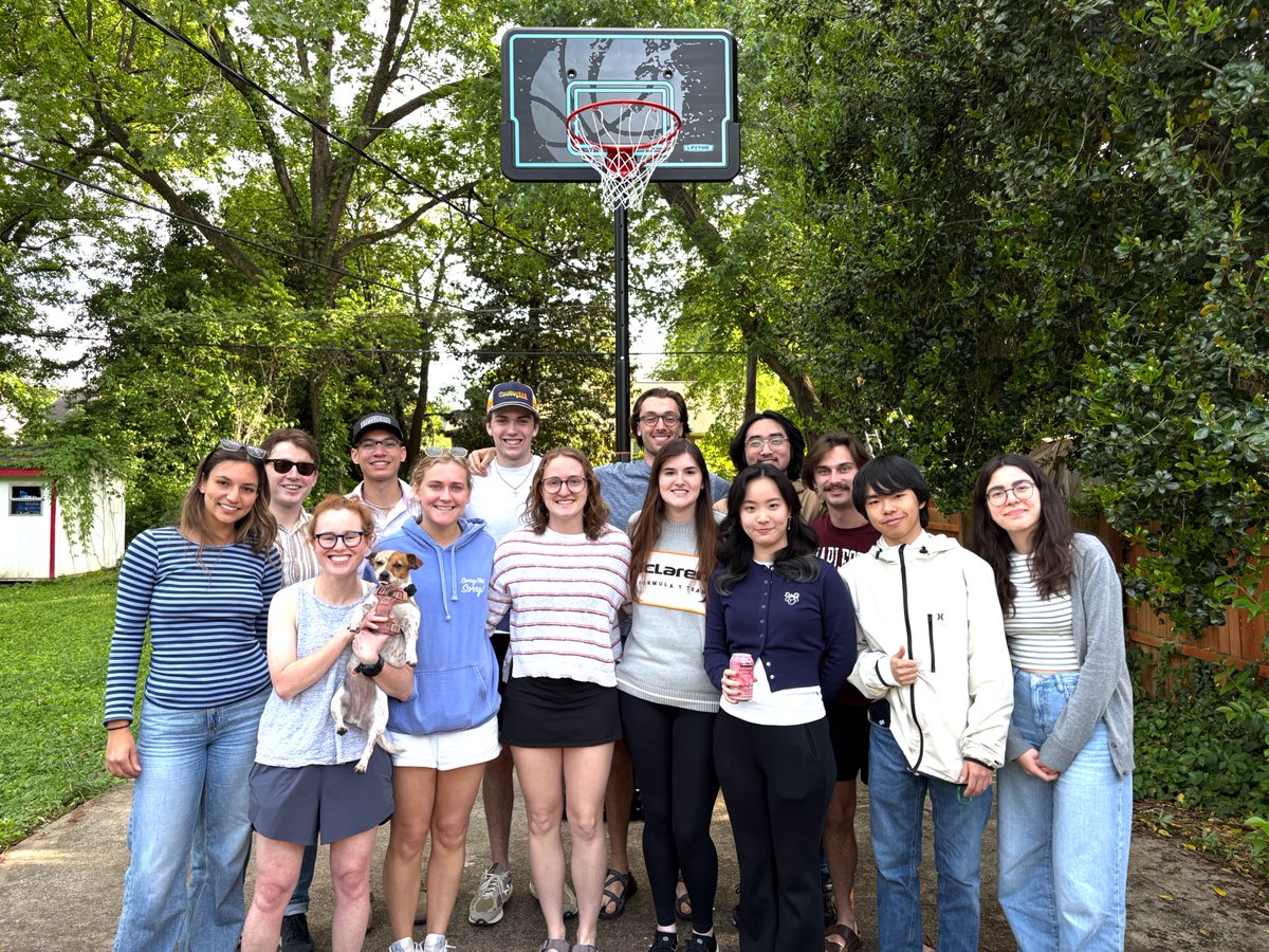 🎉 Wrapping up an incredible first year as a lab!
So appreciative of our amazing undergrads, the arrival of our first grad student and postdoc, and all we’ve accomplished together. Excited for a summer full of discovery and new adventures!