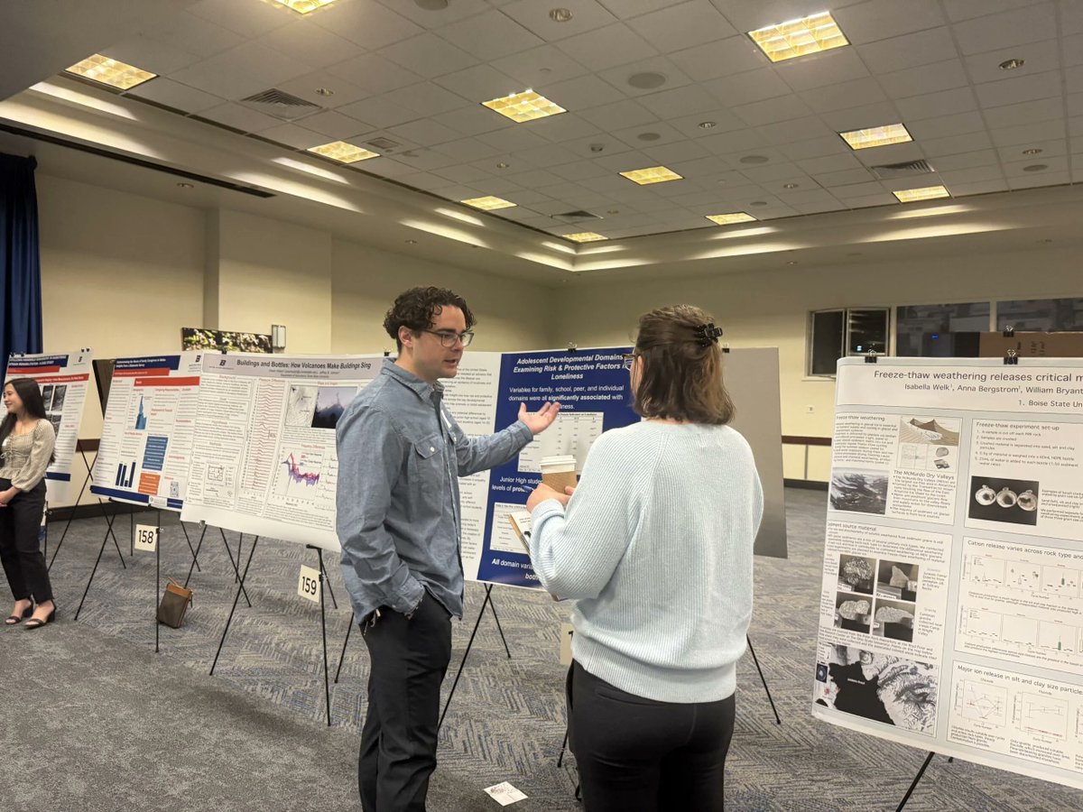 MPH and PHD in Philosophy in Public and Population Health Leadership students displayed their research at the annual Graduate Student Showcase. 17 SPPH students presented research posters!

Learn about their research here: boisestate.edu/spph/17-spph-s…