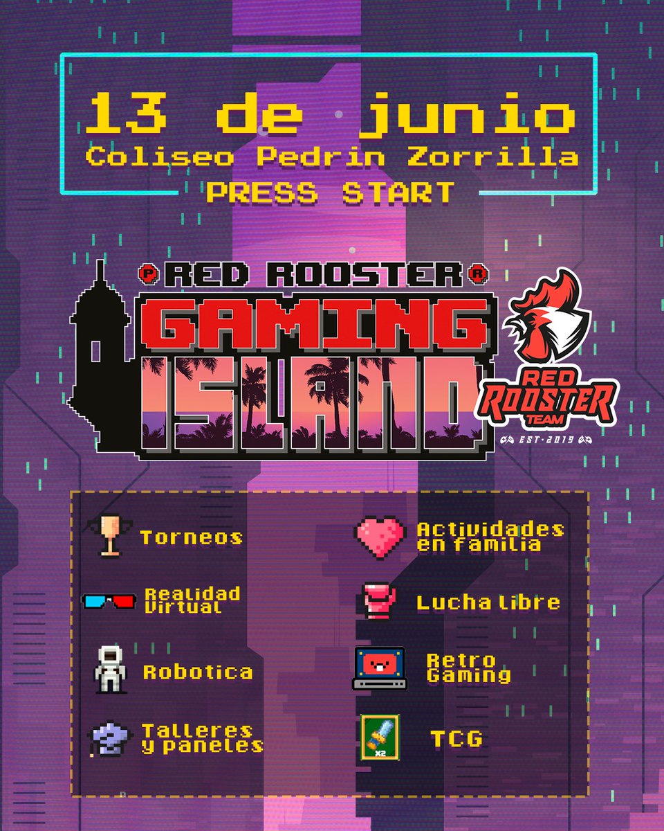 PRIMER TORNEO DE #MarioKartWorld EN PUERTO RICO!

El 13 de Junio en #GamingIsland2025 estaremos celebrando nuestra 4ta edición en el Coliseo Pedrín Zorrilla.

Ven y prueba #MarioKartWorld en #GamingIsland2025

Para boletos puede visitar a:
boletos.prticket.com/events/gaming-…