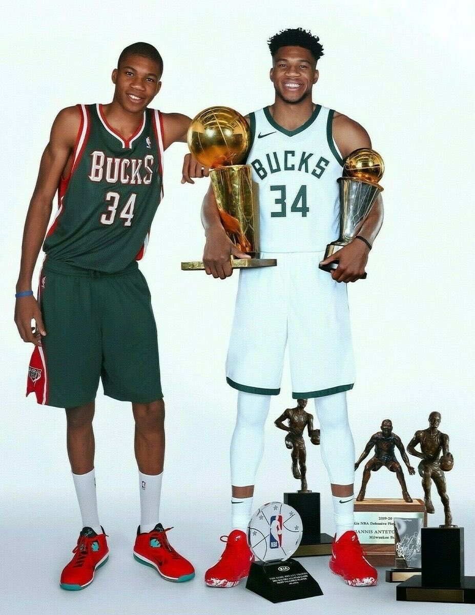 Just saw a major news outlet call Giannis’ time in Milwaukee thus far “underwhelming.” While nothing surprises me from modern ‘sports media’ anymore, let me remind you once more who you are dealing with here: 

2X NBA MVP
2021 NBA Champion
2021 NBA Finals MVP
9X NBA All-Star
2024