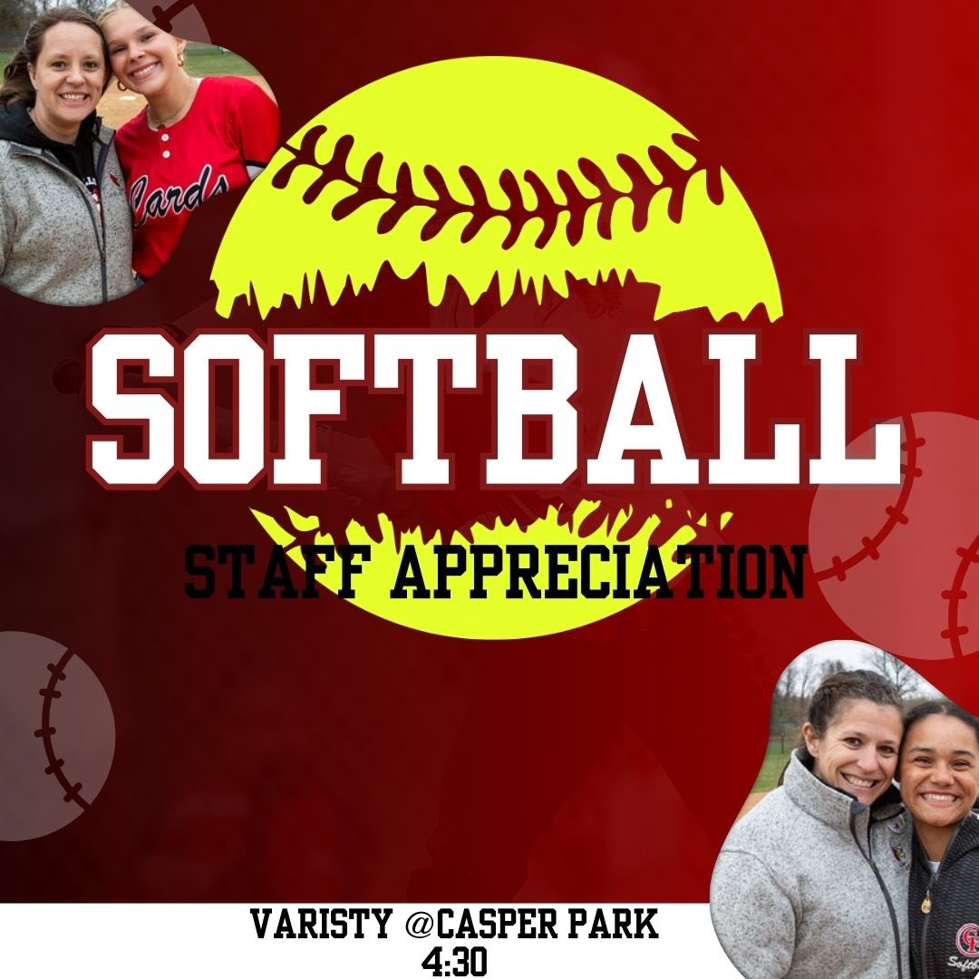 Come support our softball team at Casper Park for our Staff Appreciation Night!
