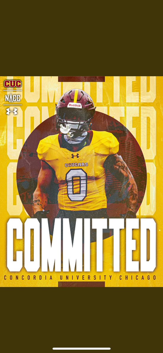 Zein (@zeinamer2025) on Twitter photo I would like to announce my Commitment to Concordia University of Chicago!!!!!
Thanks to all the coaches who supported me through out my journey!! Canāt wait to get to work!!!!! <a href="/coach_joyce/">Coach Jackson Joyce</a> <a href="/CoachMBurnette/">Marlon Burnette, CSCS</a> <a href="/coachswinnea/">Matt Swinnea</a> <a href="/CoachgregChip/">Coach Chip Gregory</a> I would like to announce my Commitment to Concordia University of Chicago!!!!!
Thanks to all the coaches who supported me through out my journey!! Canāt wait to get to work!!!!! <a href="/coach_joyce/">Coach Jackson Joyce</a> <a href="/CoachMBurnette/">Marlon Burnette, CSCS</a> <a href="/coachswinnea/">Matt Swinnea</a> <a href="/CoachgregChip/">Coach Chip Gregory</a>