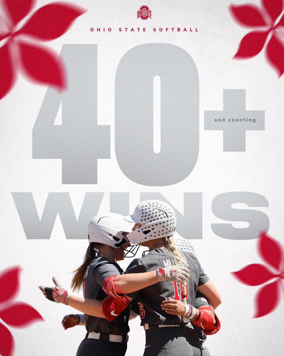 Ohio State Softball (@ohiostatesb) on Twitter photo This is 4โฃ0โฃโ
For the first time since 2009, weโve reached the 40+ win mark โผ๏ธ
<a href="/OhioStAthletics/">Ohio State Buckeyes ๐ฐ</a> | #GoBucks This is 4โฃ0โฃโ
For the first time since 2009, weโve reached the 40+ win mark โผ๏ธ
<a href="/OhioStAthletics/">Ohio State Buckeyes ๐ฐ</a> | #GoBucks