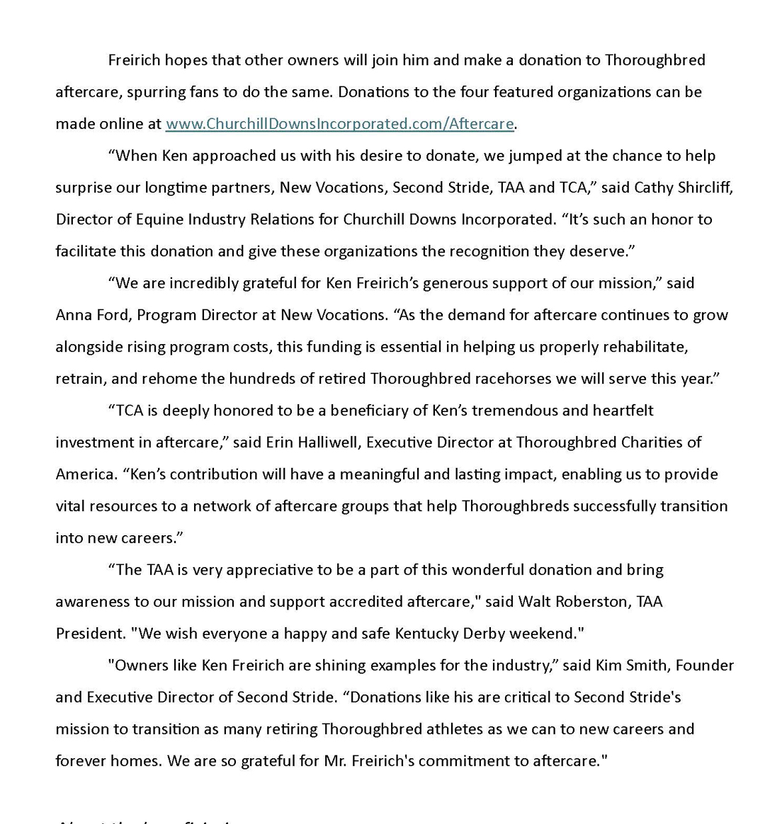 ANNOUNCED TODAY Second Stride to share in $100K donation by Sandman co-owner Ken Freirich.  "Owners like Ken Freirich are shining examples for the industry" 👇👇