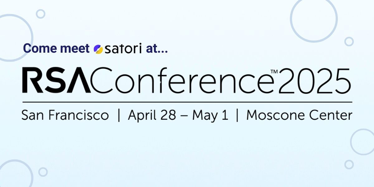 RSA starts today. 

But you already knew that.

In town and looking for a better way to secure and govern data access - from production to AI?

Book a 1:1 meeting with the Satori team throughout the week here: satoricyber.com/events_lp/rsa-…