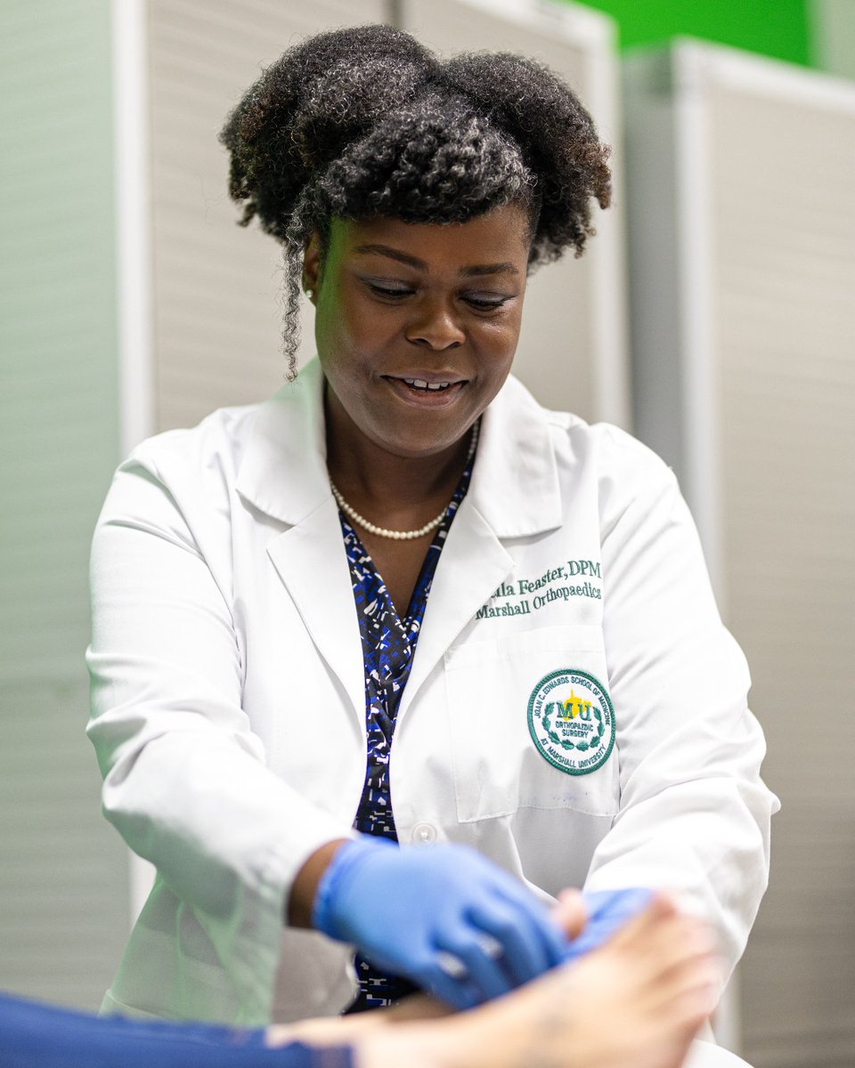 Diabetes can cause nerve damage, ulcers &amp; more if you don’t care for your feet! 🦶

Dr. Sheila Feaster reminds you: check daily, wash/dry, protect them &amp; visit your care team. Healthy feet = a healthier you! 👟💚 

#FootMonth #MarshallPodiatry