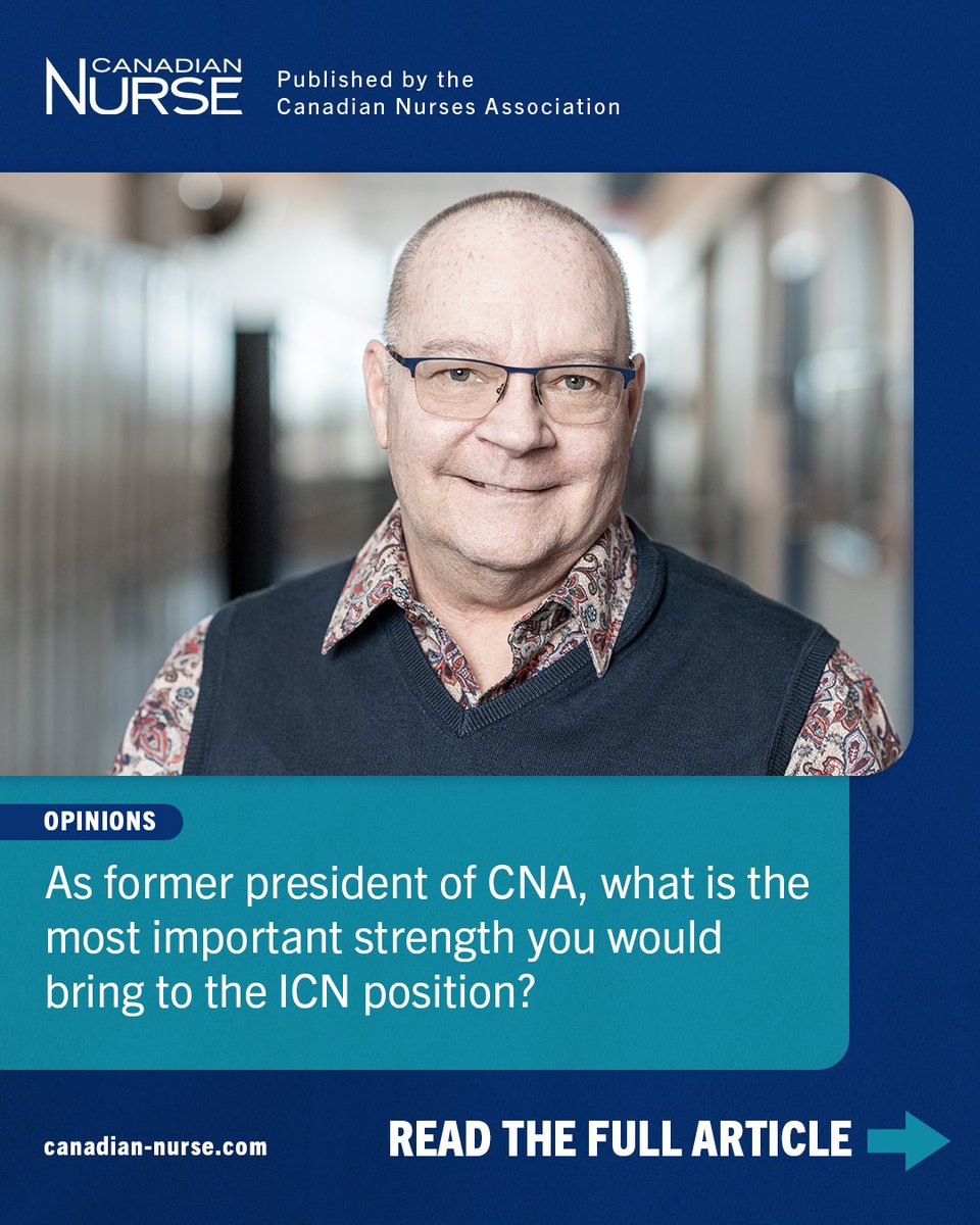 Sylvain Brousseau believes nurses deserve stronger global connections — and he has the experience to make it happen. Explore how his ICN vision could open more doors for nurses worldwide, including YOU: bit.ly/3YjDrKR

#NursingMatters #GlobalNursingCommunity #ICNCongress