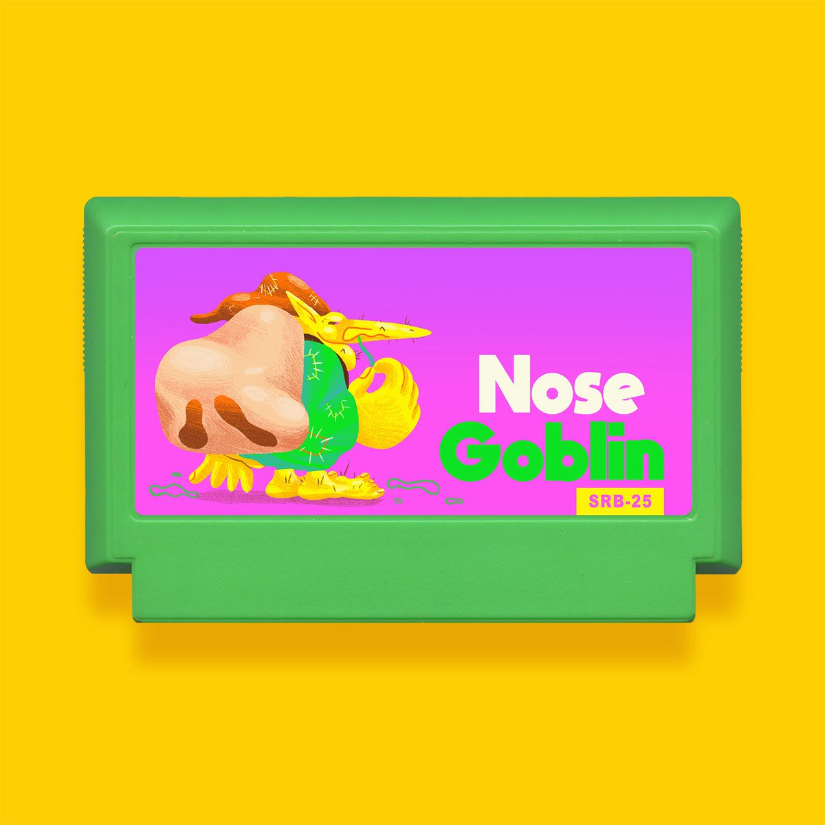 scott_balmer's tweet photo. Here’s something a bit daft for this year’s Famicase 2025 exhibition currently held at @super_meteor 

Imagine a stealth based video game which is kind of like Hitman but you steal people’s noses

Was a fun but quick thing to make for this year’s show

#famicase #famicase2025 https://t.co/G15pcMoFlu