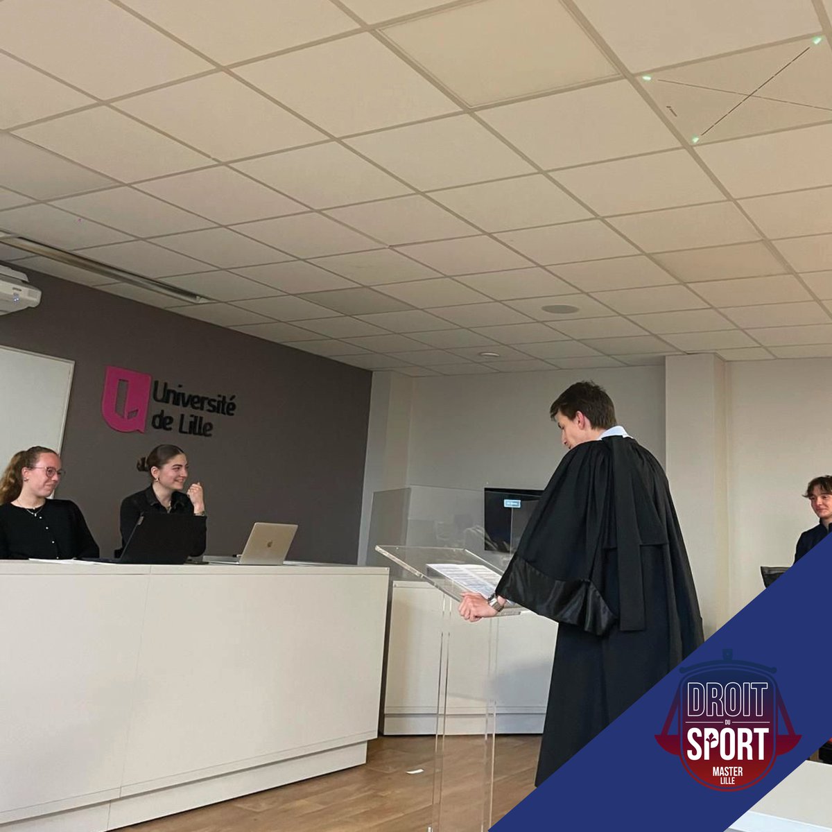 La promotion du Master 2 a eu le plaisir d’assister à deux séminaires animés par Maître Jean-Rémi Cognard, avocat au barreau de Paris, consacrés au droit à l’image des sportifs et au droit de l’esport.
#droit #univlille #fsjps