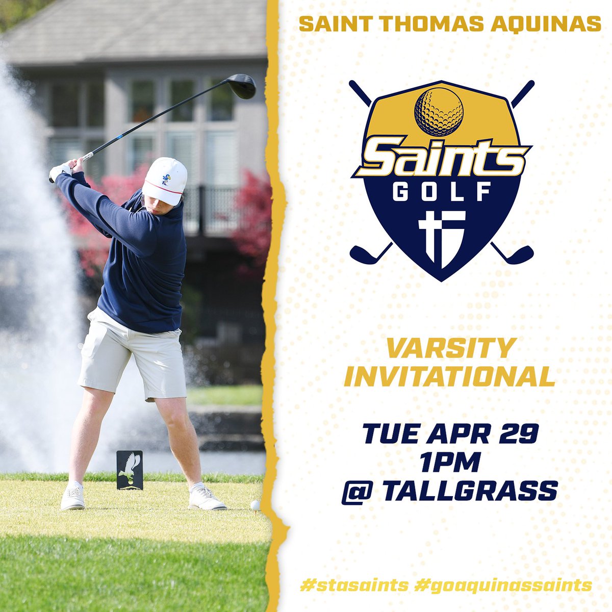 GoAquinasSaints's tweet photo. ⛳Gameday
📅Tue Apr 29
📍Tallgrass
#stasaints #GoAquinasSaints https://t.co/CtbBMORRef