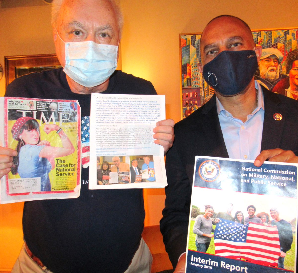 <a href="/weeknightmsnbc/">The Weeknight on MSNBC</a> <a href="/Lavanga/">Claudio Lavanga</a> <a href="/SSawyerSJ/">Sam Sawyer, SJ</a> <a href="/AntheaButler/">ProfB</a> <a href="/sabrinasingh24/">Sabrina Singh</a> <a href="/JohnWMcCarthy/">John W. McCarthy</a> <a href="/BharatRamamurti/">Bharat Ramamurti</a> <a href="/DavidCornDC/">David Corn</a> <a href="/WalshFreedom/">Joe Walsh</a> <a href="/JoyceWhiteVance/">Joyce Alene</a> <a href="/lawofruby/">Lisa Rubin</a> Hi! I am a Viet-era Vet who has been keeping alive a Federal Policy Formula, 1979 H.R. 2206, on 17 to 18 Bday Local/USA youth 1-year Civic ED/values talks &amp; marketing Voluntary Service-Learning jobs. I am now writing a book on details reasons &amp; goal is advice, interviews trends🇺🇸