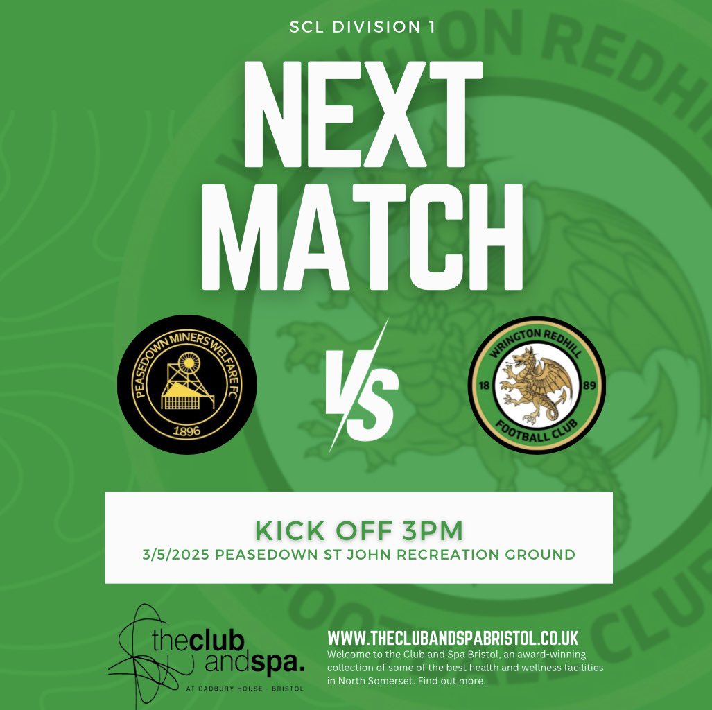 We make the trip to <a href="/PeasedownMWFC/">PMWFC</a> this weekend in what will be another tough away trip. Nothing but 3 points required!