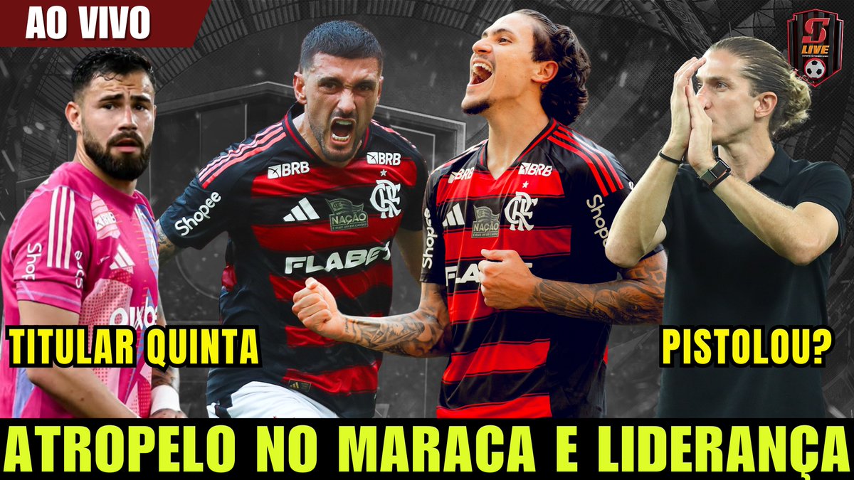 🔥 ZONA MISTA - 11H!
📺 youtu.be/-pO4hUtRlko

⚽ Baile do Flamengo no Maraca! Segue o líder!
🔄 Defesa e ataque afinados
🎙️ Arrasca fala sobre volta de Pedro
🎯 Briga quente pela artilharia
📢 Filipe Luís rebate críticas!
🧤 Matheus Cunha e Gonçalves titulares na quinta

Com