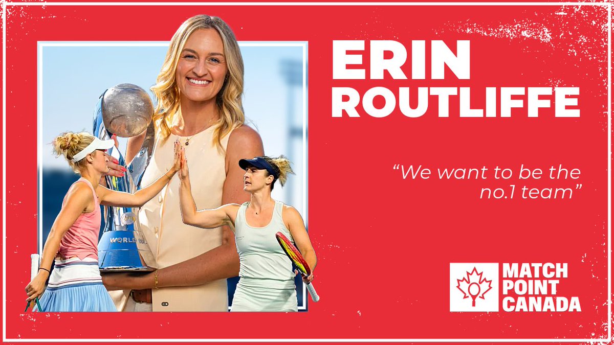 Match Point Canada (@matchpointcan) on Twitter photo 🚨NEW INTERVIEW 🚨
This week, <a href="/McIntyreTennis/">Mike McIntyre</a> speaks with 2023 US Open champ, WTA Finals winner, and doubles world no. 1 <a href="/erinroutliffe/">Erin Routliffe</a> 🔥
Watch now and subscribe to our channel:
youtu.be/LQpKEgYIg6s?si… 🚨NEW INTERVIEW 🚨
This week, <a href="/McIntyreTennis/">Mike McIntyre</a> speaks with 2023 US Open champ, WTA Finals winner, and doubles world no. 1 <a href="/erinroutliffe/">Erin Routliffe</a> 🔥
Watch now and subscribe to our channel:
youtu.be/LQpKEgYIg6s?si…