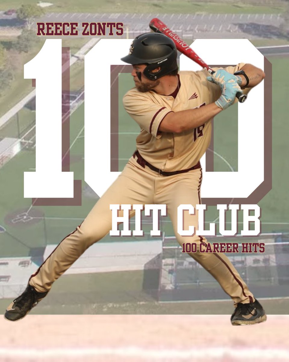 Congrats to Sr. Reece Zonts on his 100th career hit! #EarnedNotGiven
