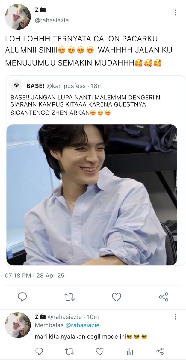 ayanggieeee2's tweet photo. Double “Z”

“Something stupid start from here. But love, start from us.”

Lee Jeno prompt au. https://t.co/ANzAnPJ4pd