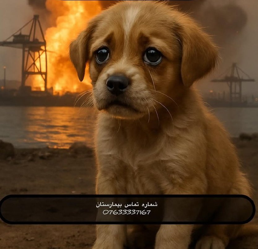 مردم ایران، گروه‌های امداد، هلال احمر، آتش‌نشانی و... اگر با هر حیوان آسیب‌دیده‌ای از حادثه‌ی اسکله‌ی شهید رجایی روبه‌رو شدید، آن را سریع‌تر به بیمارستان پتلند بندرعباس منتقل کنید تا درمان کاملا رایگان انجام شود. تلفن هماهنگی: 07633337167. ممنون که اطلاع‌رسانی می‌کنید.🖤