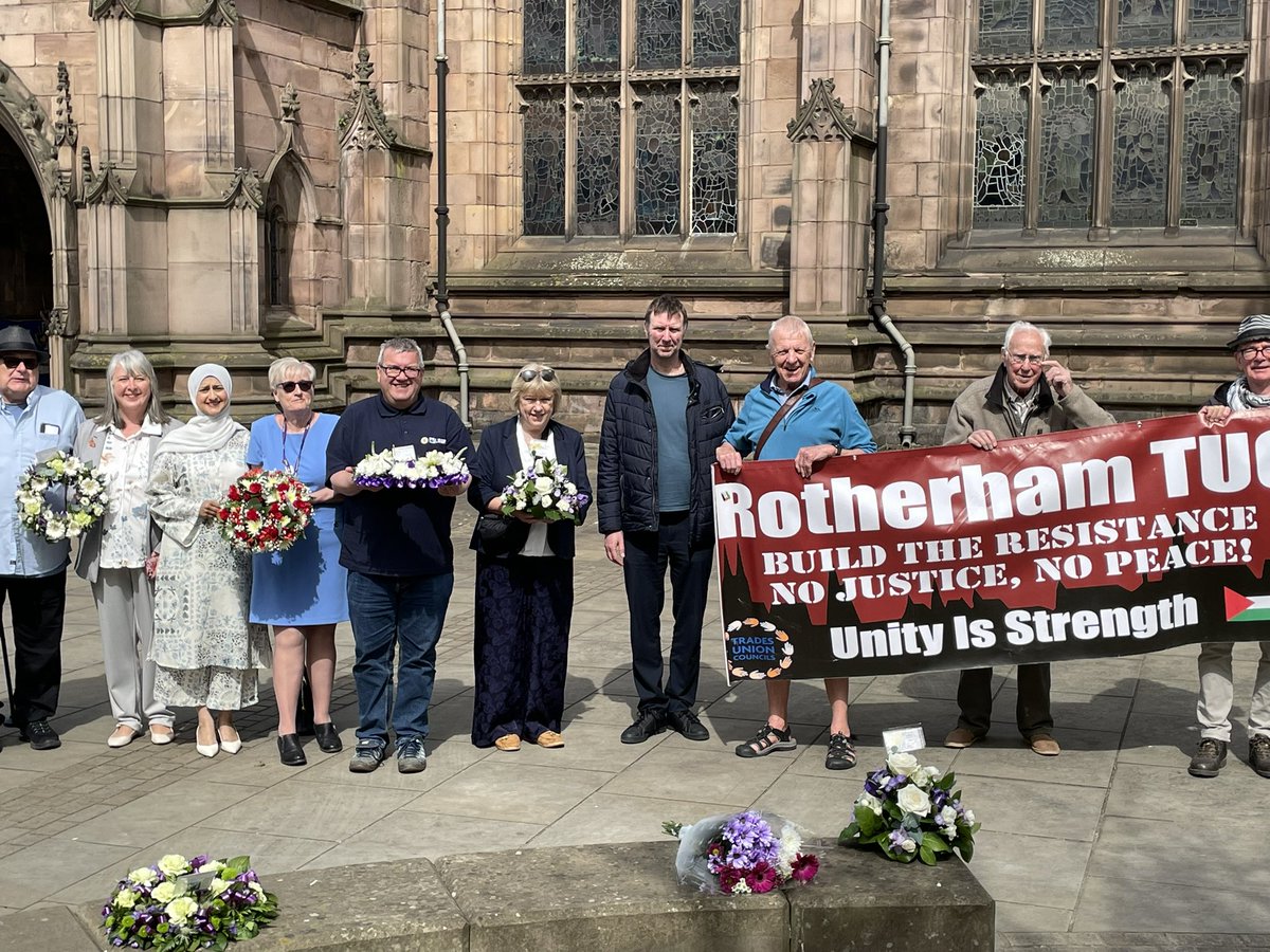 RotherhamTUC (@rotherham_tuc) on Twitter photo More photographs of <a href="/rotherham_tuc/">RotherhamTUC</a> Worker’s Memorial Day event. Thank you for all those who attended. Spoke & sent messages. More photographs of <a href="/rotherham_tuc/">RotherhamTUC</a> Worker’s Memorial Day event. Thank you for all those who attended. Spoke & sent messages.